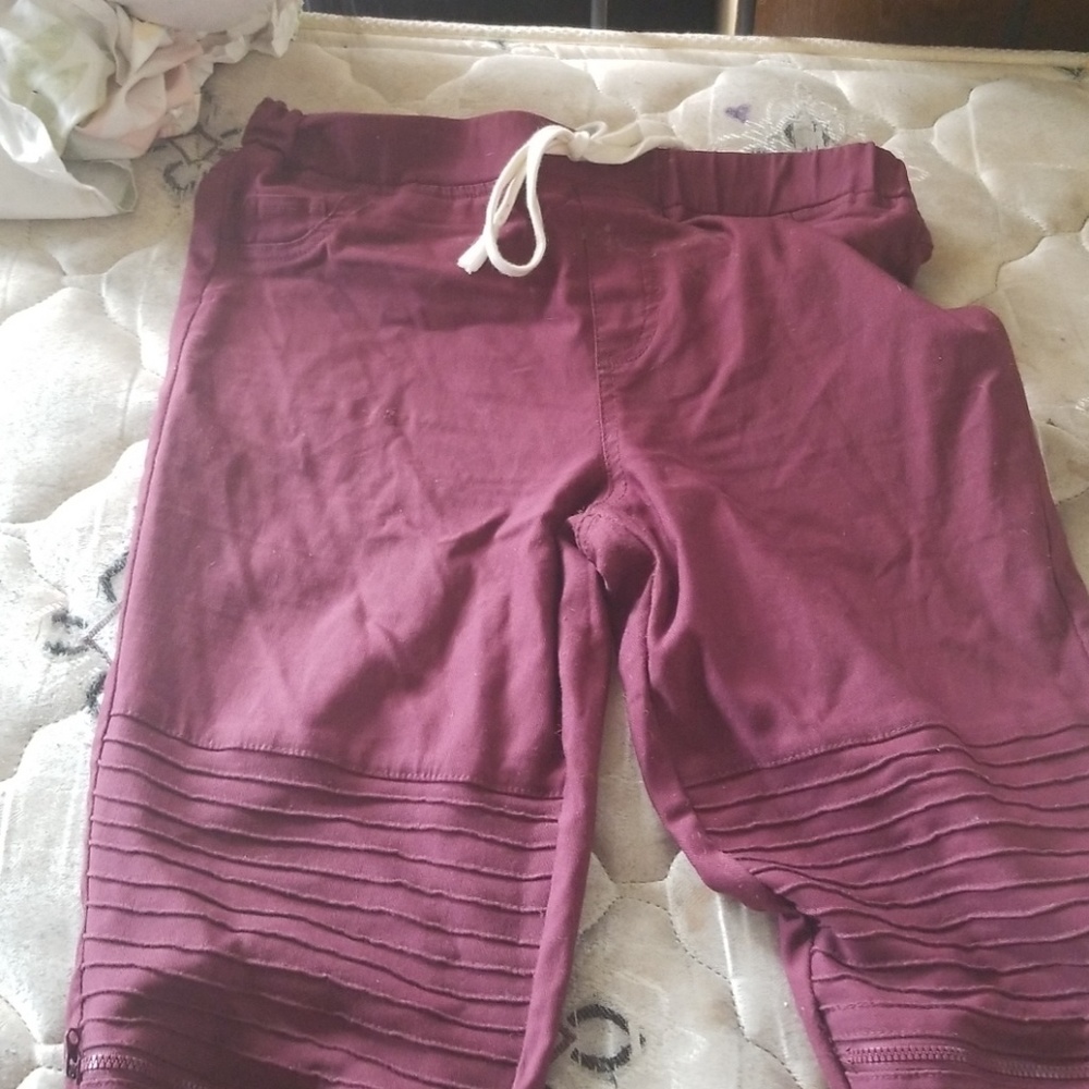 Burgandy pants